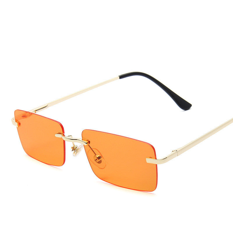 Designer Rimless sunglasses women square