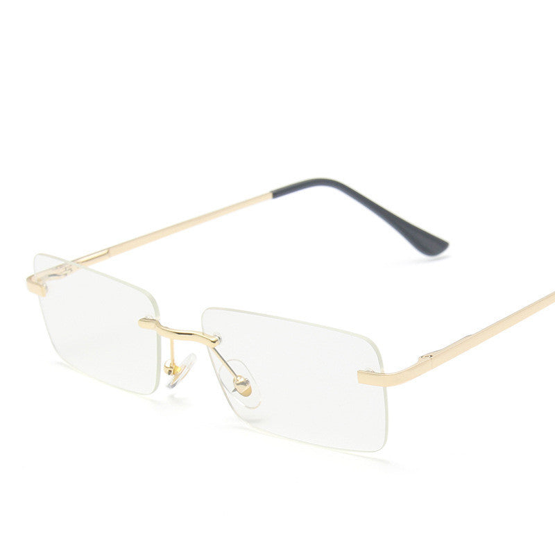 Designer Rimless sunglasses women square