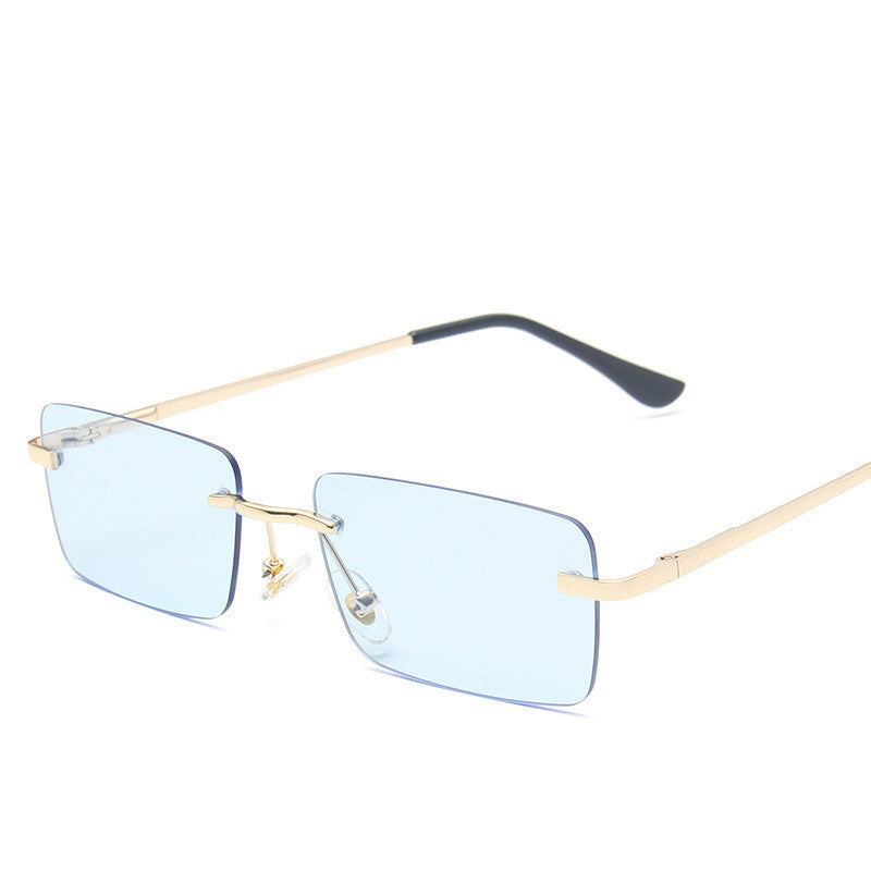 Designer Rimless sunglasses women square
