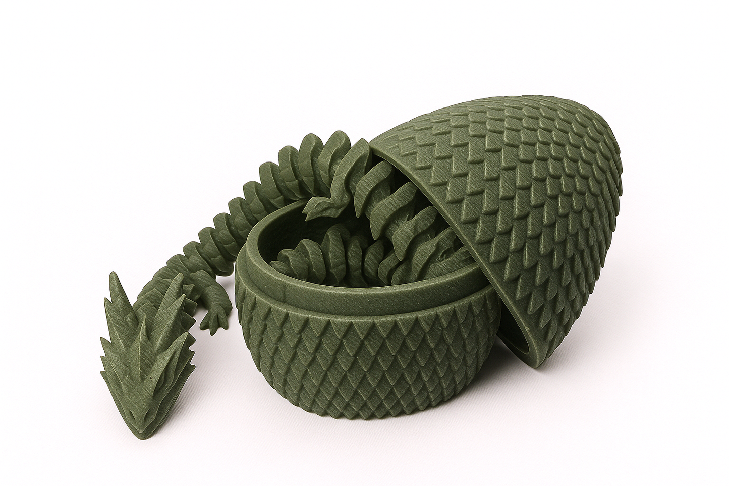 3D Printed ICE Dragon WITH EGG Trending Viral