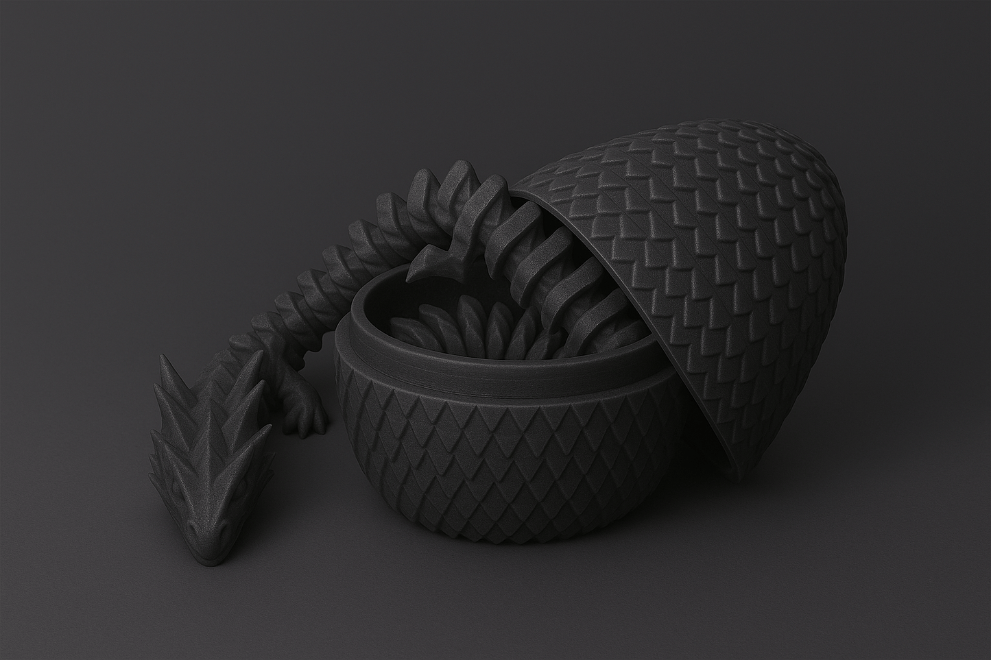 3D Printed ICE Dragon WITH EGG Trending Viral