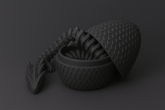 3D Printed ICE Dragon WITH EGG Trending Viral