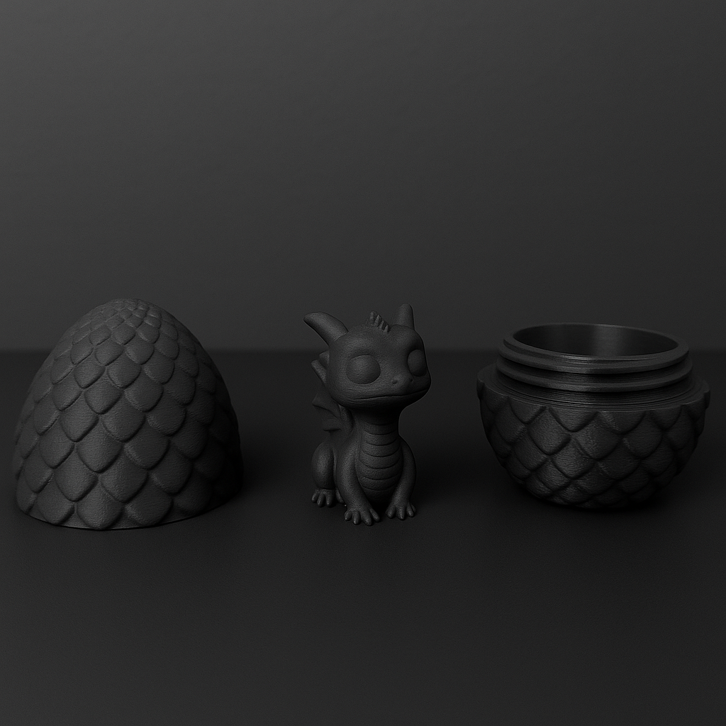 3D Printed Hatchling Dragon