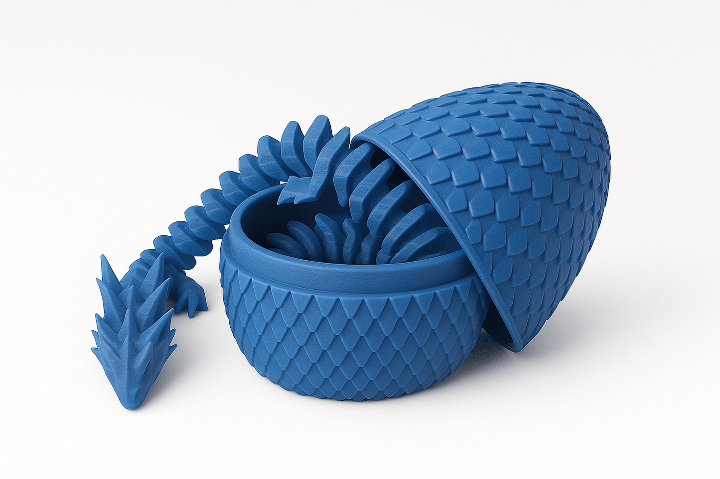 3D Printed ICE Dragon WITH EGG Trending Viral