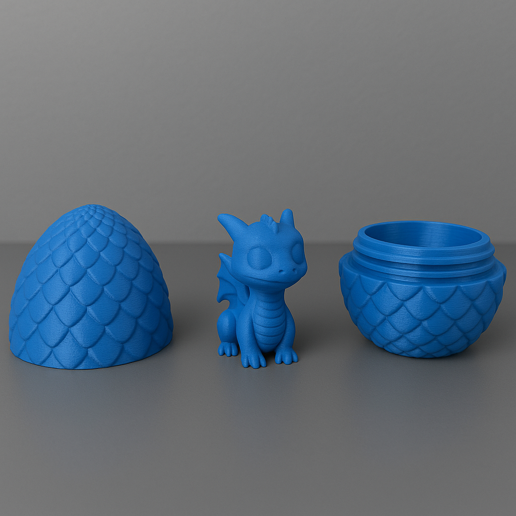 3D Printed Hatchling Dragon