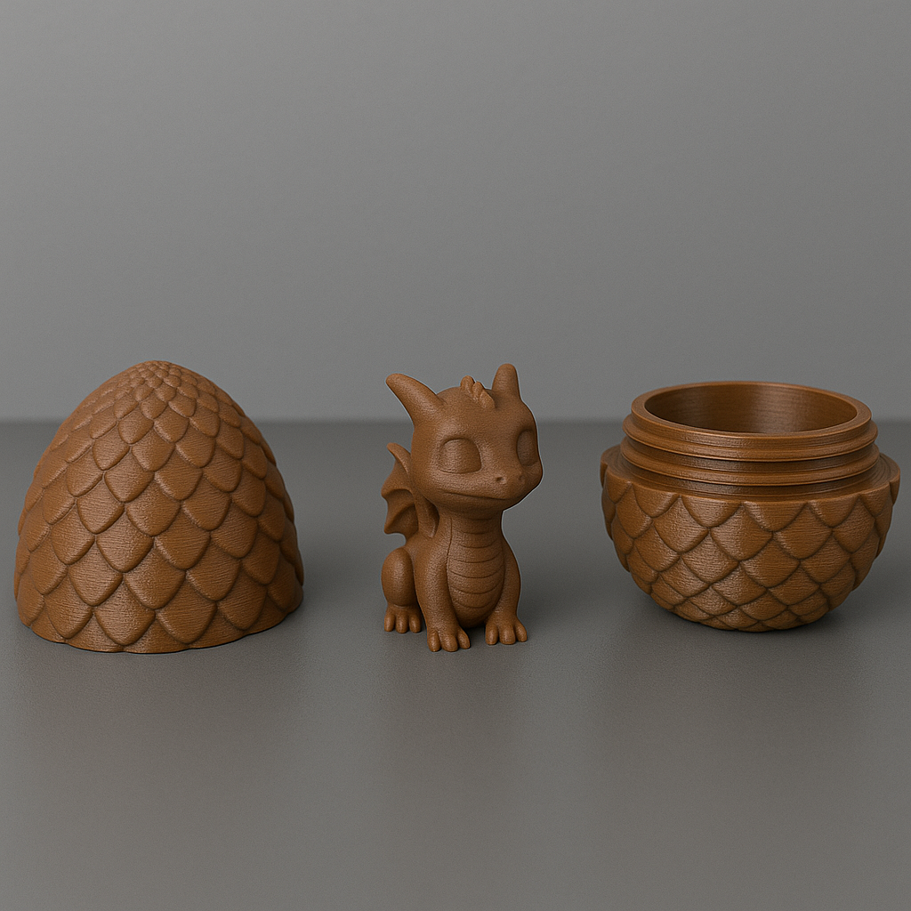 3D Printed Hatchling Dragon