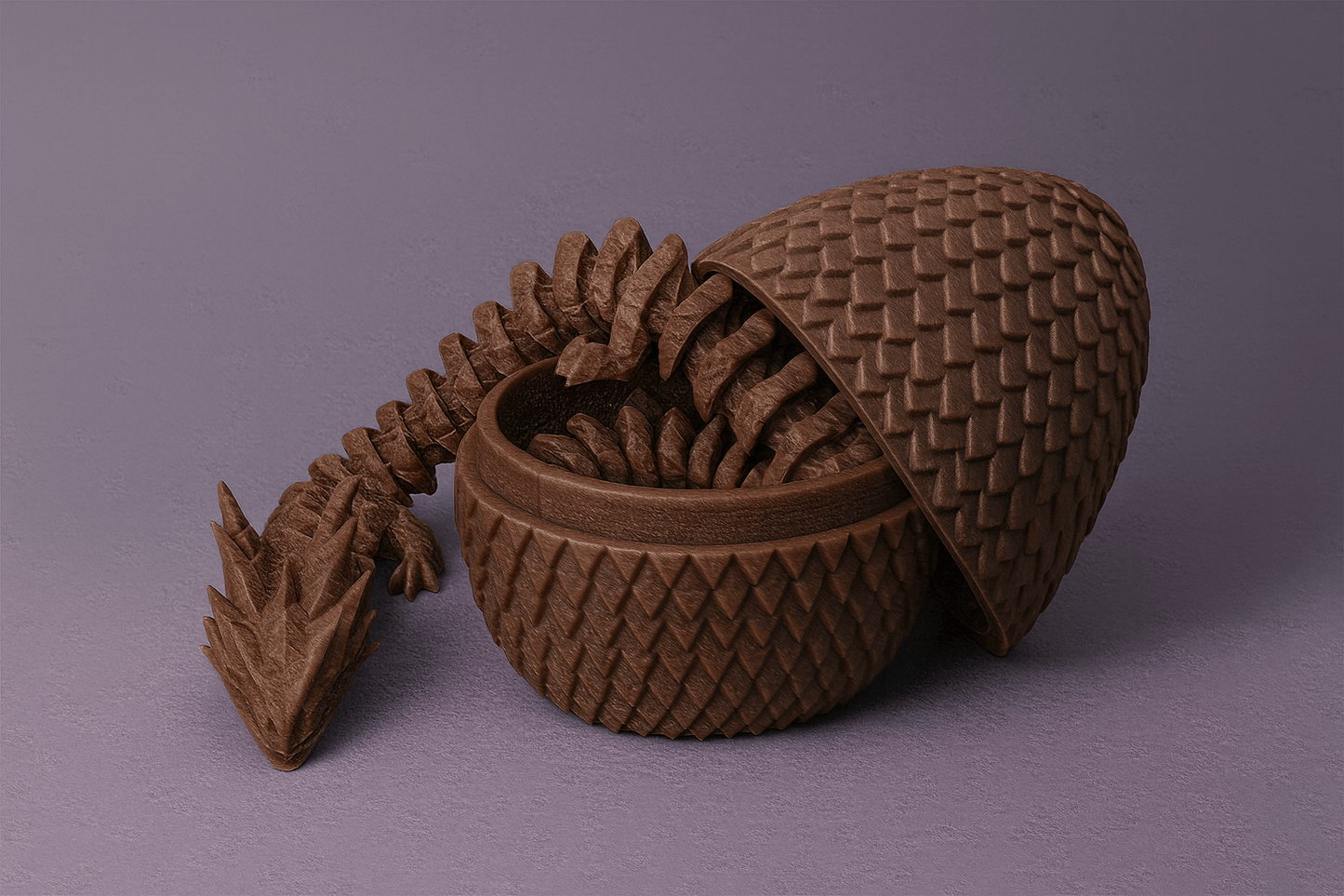 3D Printed ICE Dragon WITH EGG Trending Viral