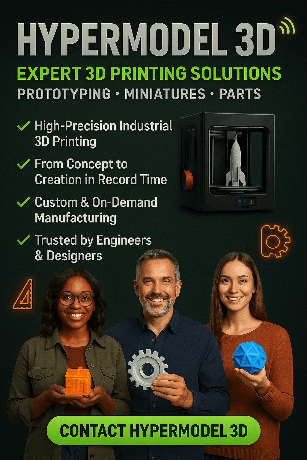 HyperModel 3D Printing