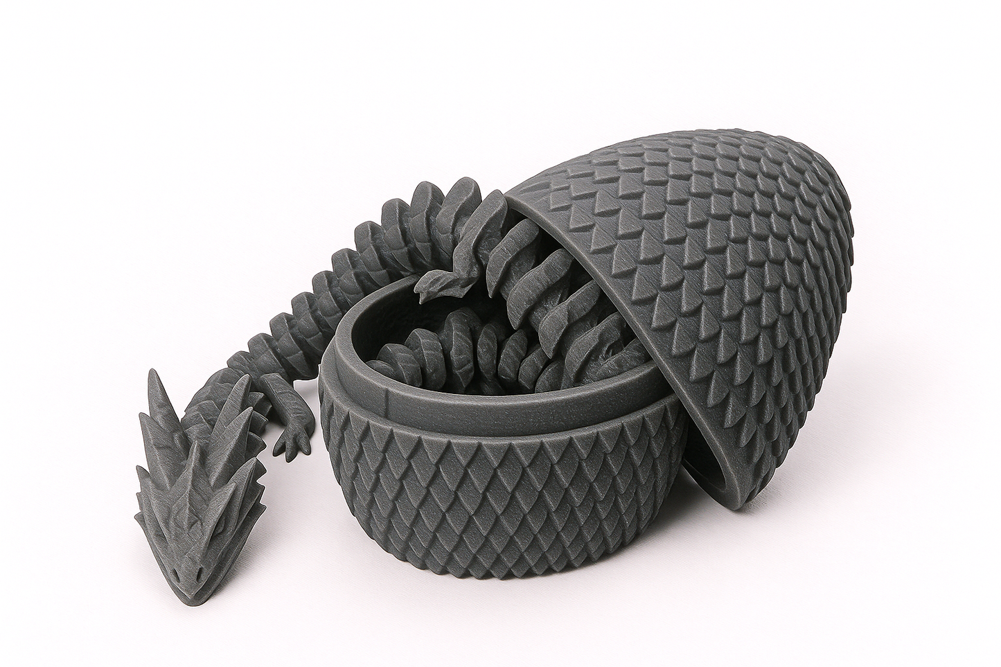 3D Printed ICE Dragon WITH EGG Trending Viral