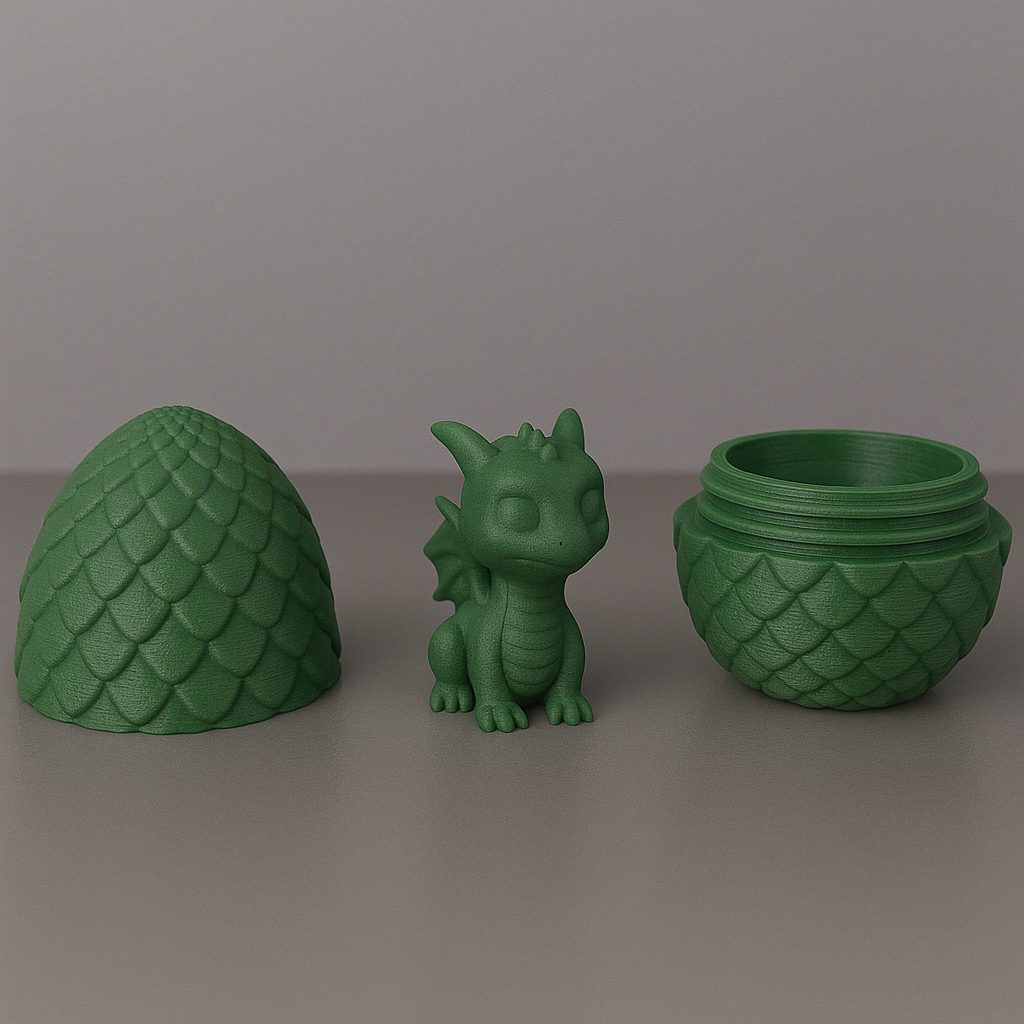 3D Printed Hatchling Dragon