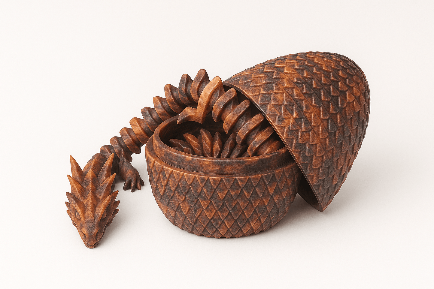 3D Printed ICE Dragon WITH EGG Trending Viral