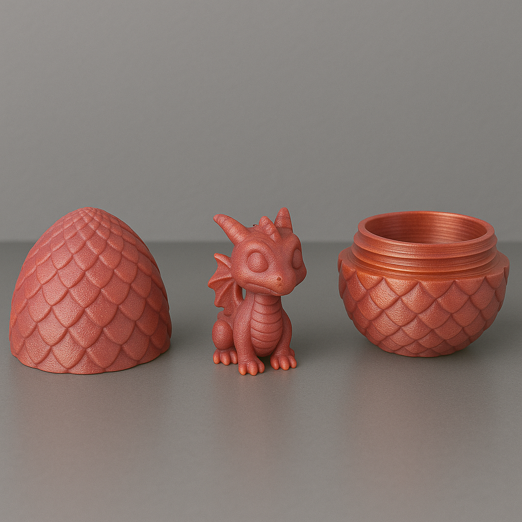 3D Printed Hatchling Dragon