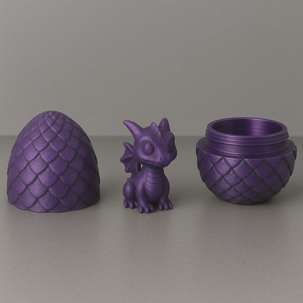 3D Printed Hatchling Dragon