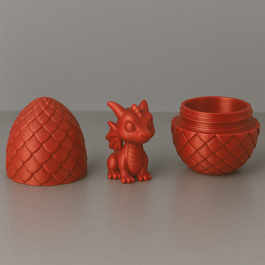 3D Printed Hatchling Dragon