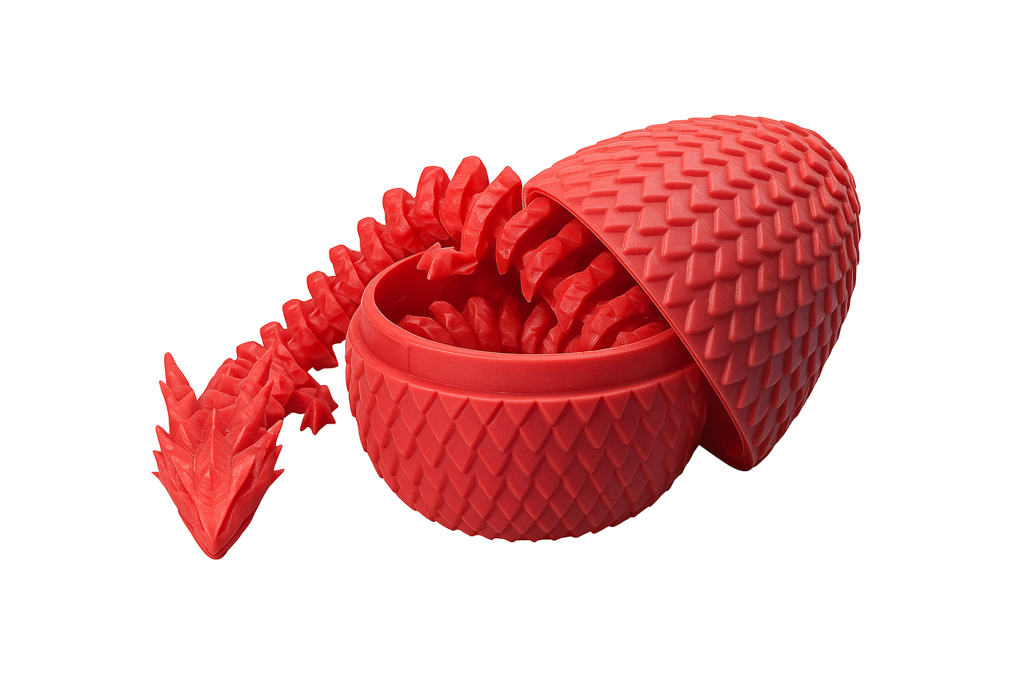 3D Printed ICE Dragon WITH EGG Trending Viral