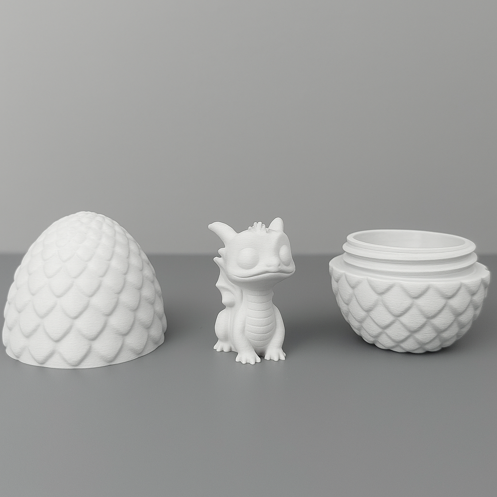 3D Printed Hatchling Dragon